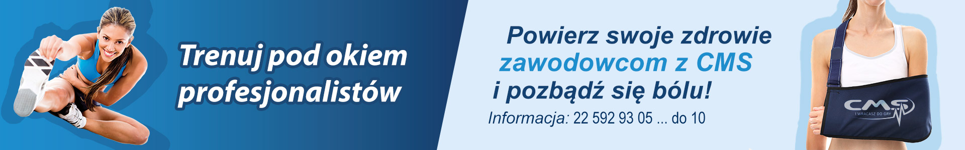CMS  - Fizjoterapia Warszawa: Uprawiaj sport świadomie